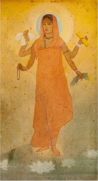 Image of Bharat_Mata_by_Rabanindranath_Tagore for Pages: జాతీయతా భావ లోపం, సార్వభౌమాధికారం, Sari